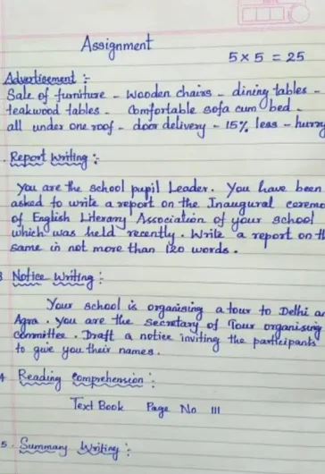 hand written assignments work Khairpur Road, Khairpur