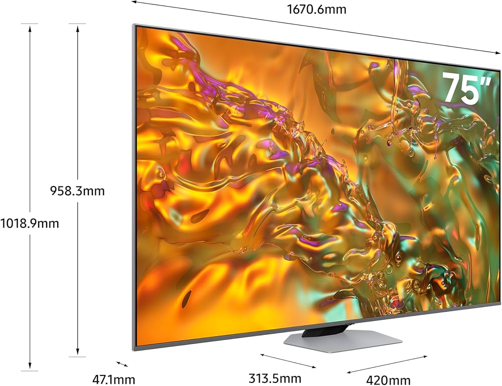 Samsung 75 inch 2024 Model Smart QLED TV-4K- 1 Yr Warranty
