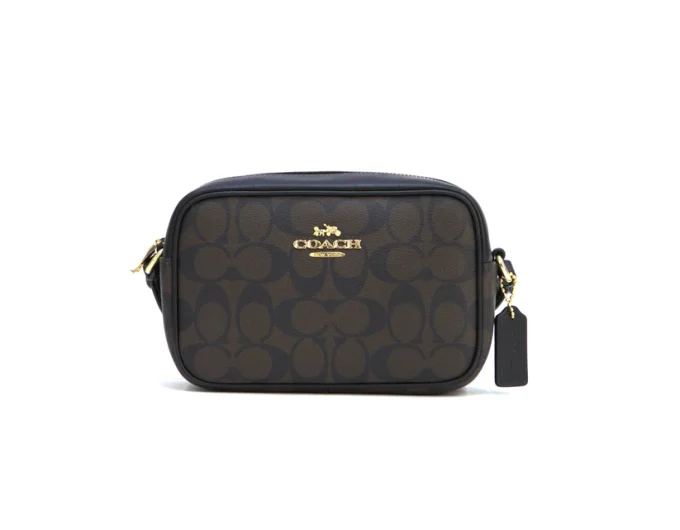 COACH CQ874 IMAA8 MNI JAMIE CAMERA BAG BROWN/BLACK