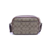 COACH CQ874 IME74 MINI JAIME CAMERA BAG KHAKI/SADDLE 2