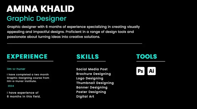 Graphic designer Khalabat Township, Haripur