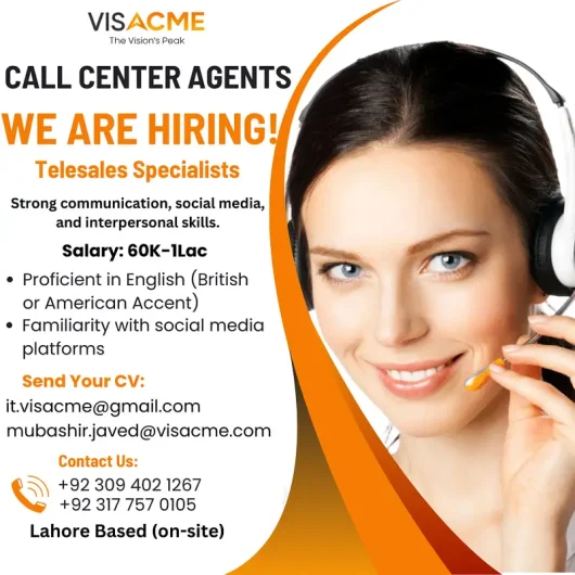 Exciting opportunity for Call Center/Telesales Specialists Harbanspura, Lahore