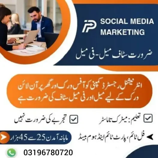 Hiring Male & female for staff for online work Kahna, Lahore