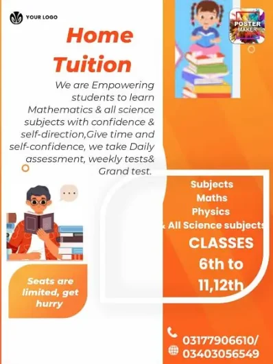 Home Tuitions Available Umarkot Ring Road, Mirpur Khas