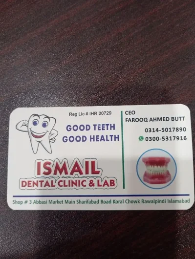 general dentist required Koral Town, Islamabad