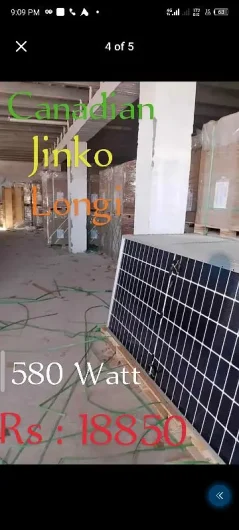 Rs 18,850 Canadian Solar/Jinko Solar/Longi Solar/N Type/580w GT Road, Taxila