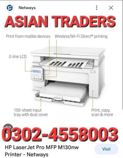 Rs 38,500 Wi-Fi, network and mobile ready All-In-One Photocopier Printer scanner Allama Iqbal Town, Lahore