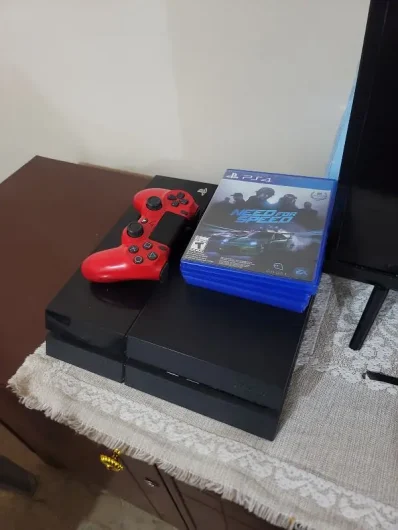 Rs 60,000 Playstation 4 ps 4 fat 500gb with 4 games Cantt, Sialkot