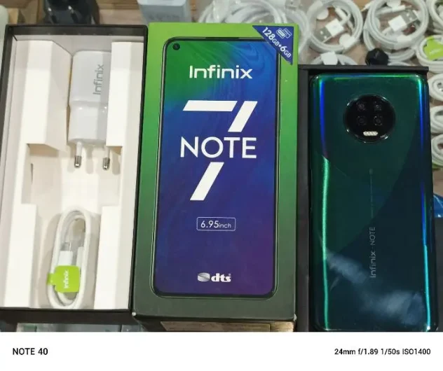 Rs 22,500 infinx note 7 6/128 complete box Abbottabad Road, Abbottabad