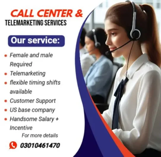 Call Center & Telemarketing services Ali Town, Lahore