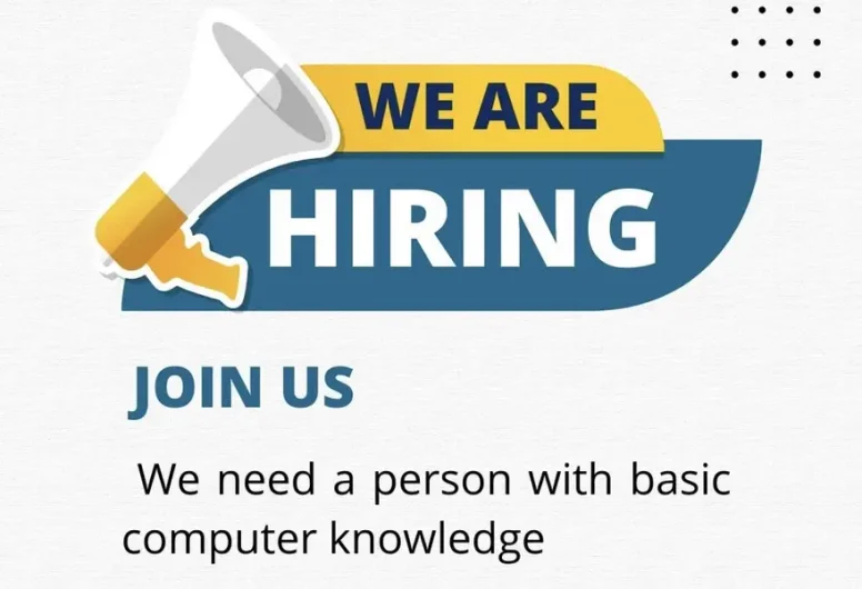 We need a person having basic computer knowledge Civil Lines, Faisalabad