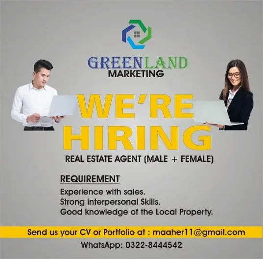 join our team as an Energetic Male & Female Sale Advisor Al Kabir Town, Lahore