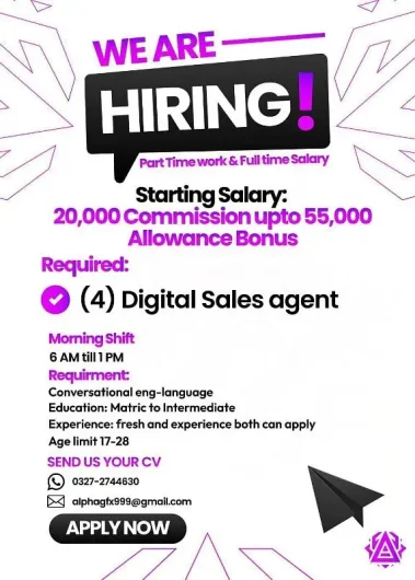 Sales Agents For Twitch Graphics Needed! North Nazimabad, Karachi