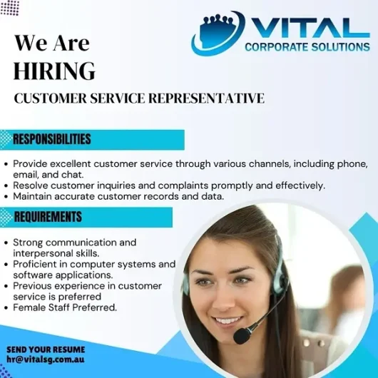 Customer Service Representative University Road, Sargodha