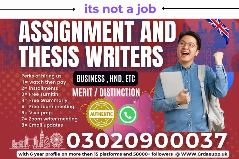 Coursework for international students\ Assignment Writing/Thesis/Essay I-8 Markaz, Islamabad