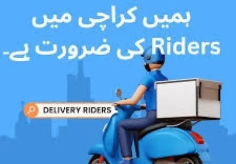 Urgent need Riders Saddar, Karachi