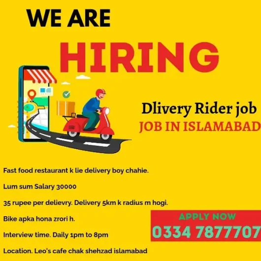 Rider / delivery boy / ghauri town Ghauri Town, Rawalpindi