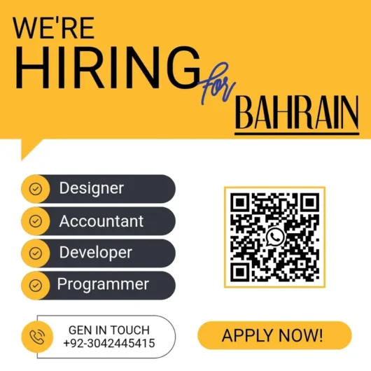 Hiring for Bahrian North Nazimabad, Karachi