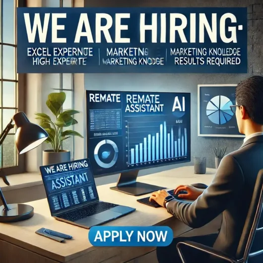 Hiring: Professional Remote Assistant – Excel, Marketing & AI Expert Allama Iqbal Town, Lahore