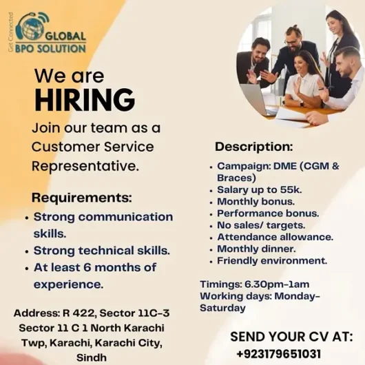 call centre North Karachi, Karachi