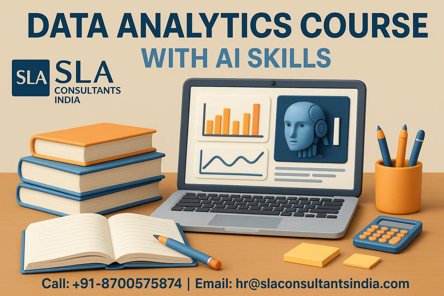 Certification with Job Support Course in Data Analytics, Update with AI Skills for 2026, by SLA Consultants Noida