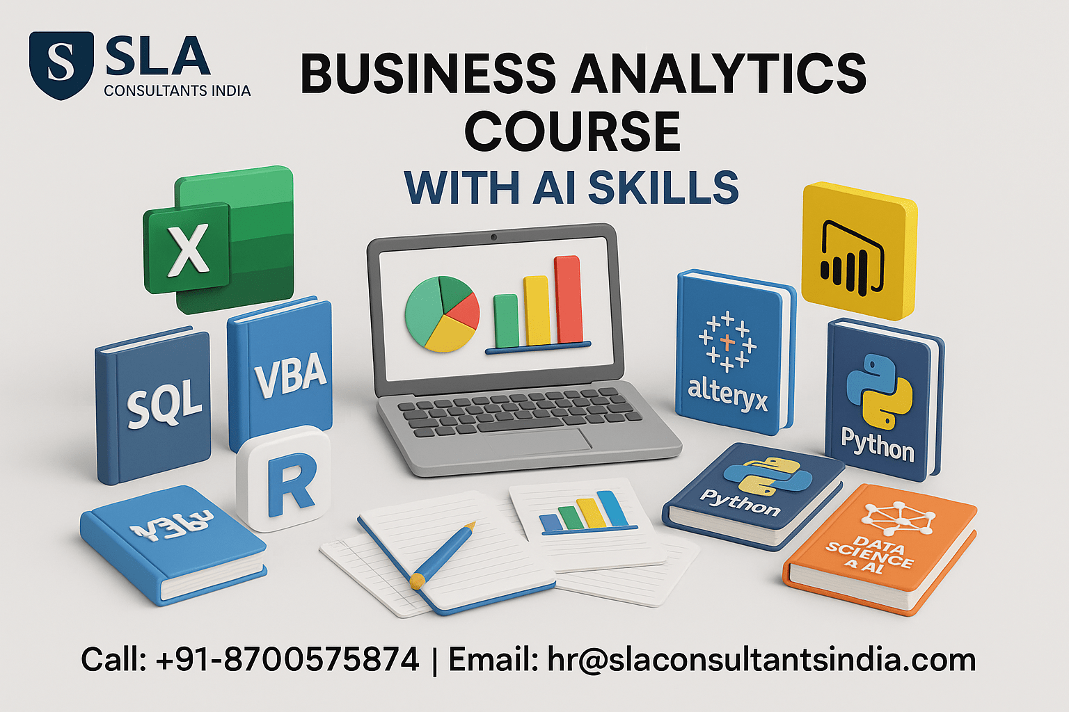 The Business Analytics Course: Complete Business Analytics Bootcamp, Upskills with AI for 2026, by SLA Consultants India,
