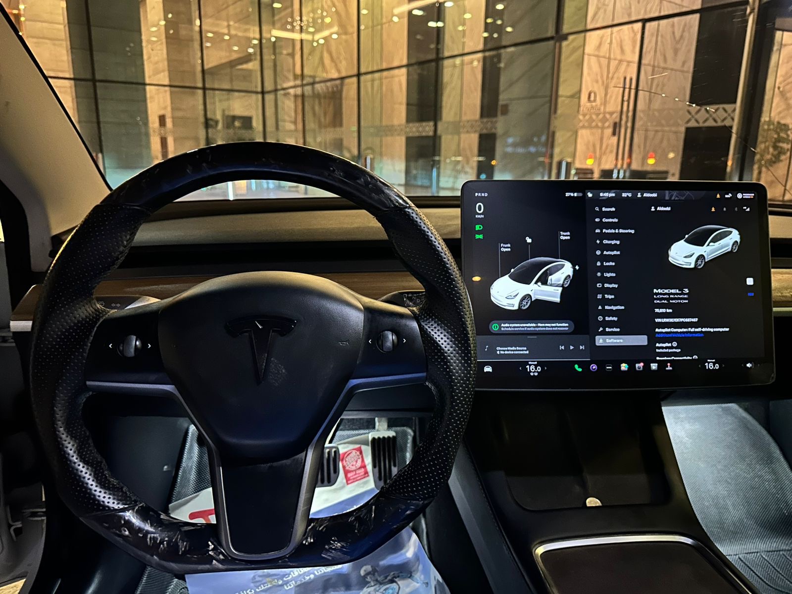 TESLA MODEL-3 -2023|PEARL WHITE|78000 KM|GCC|DIRECT OWNER,AED 89500/-