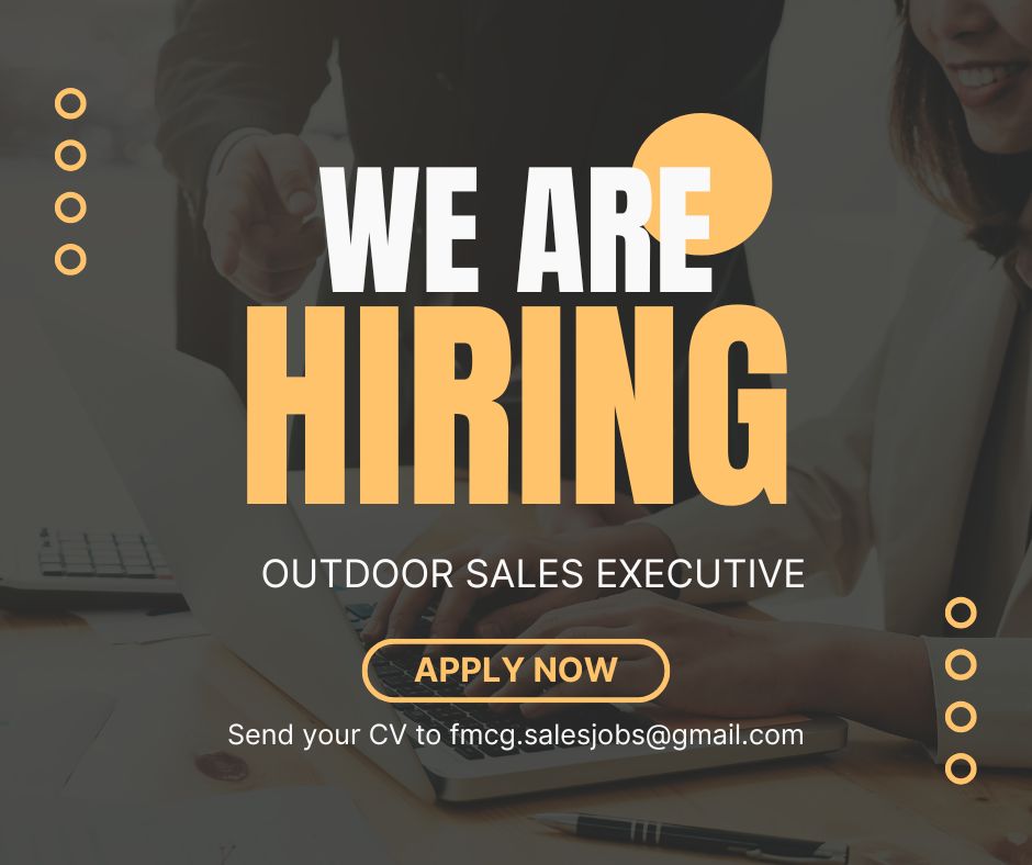 Outdoor Sales Executive (FMCG – Pakistani/Indian)