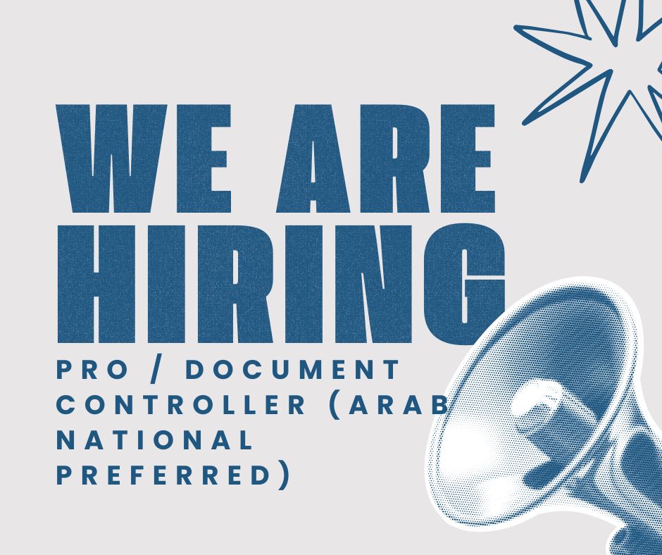 PRO / Document Controller (Arab National Preferred)