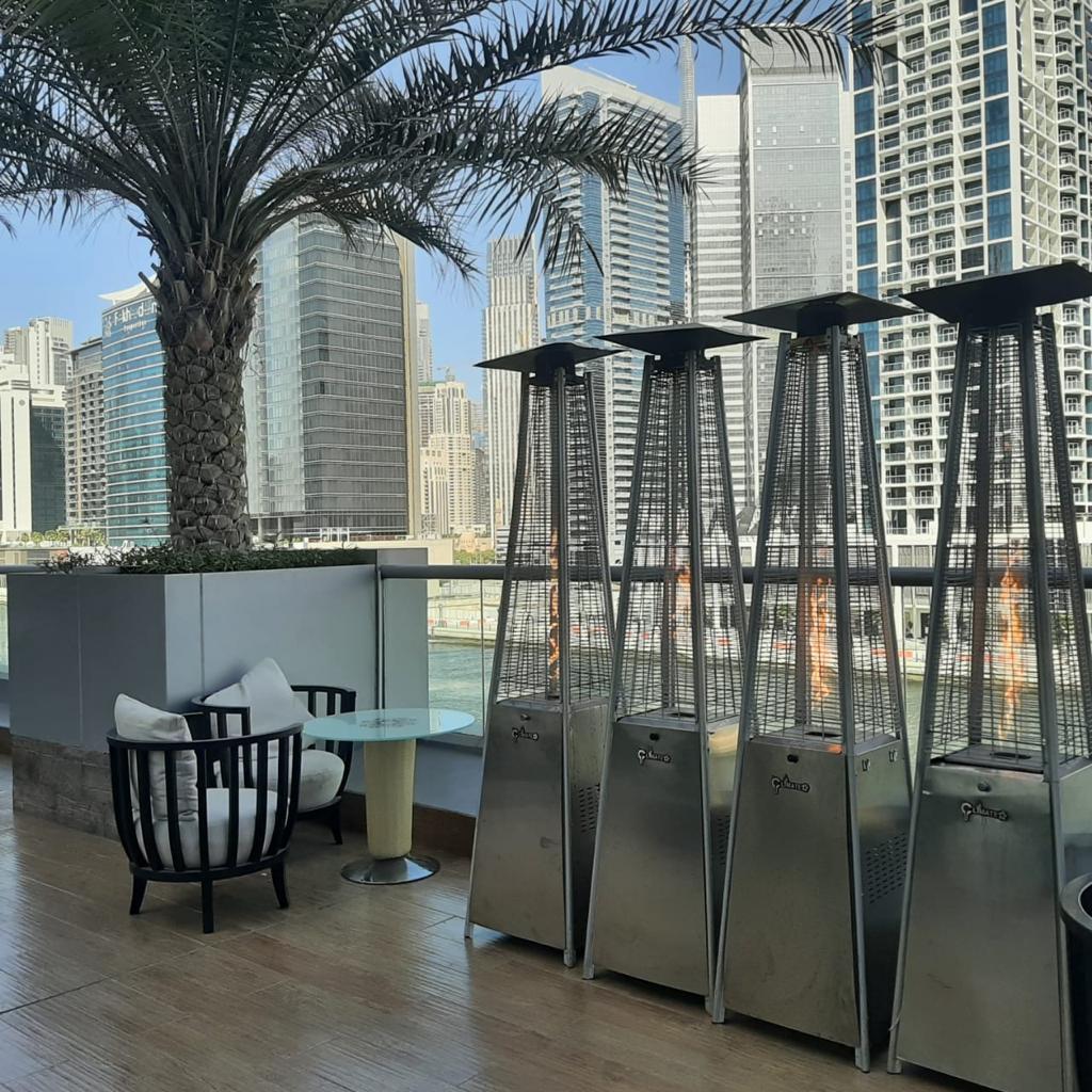 Outdoor Gas & Electric Patio Heaters For Sale & Rental