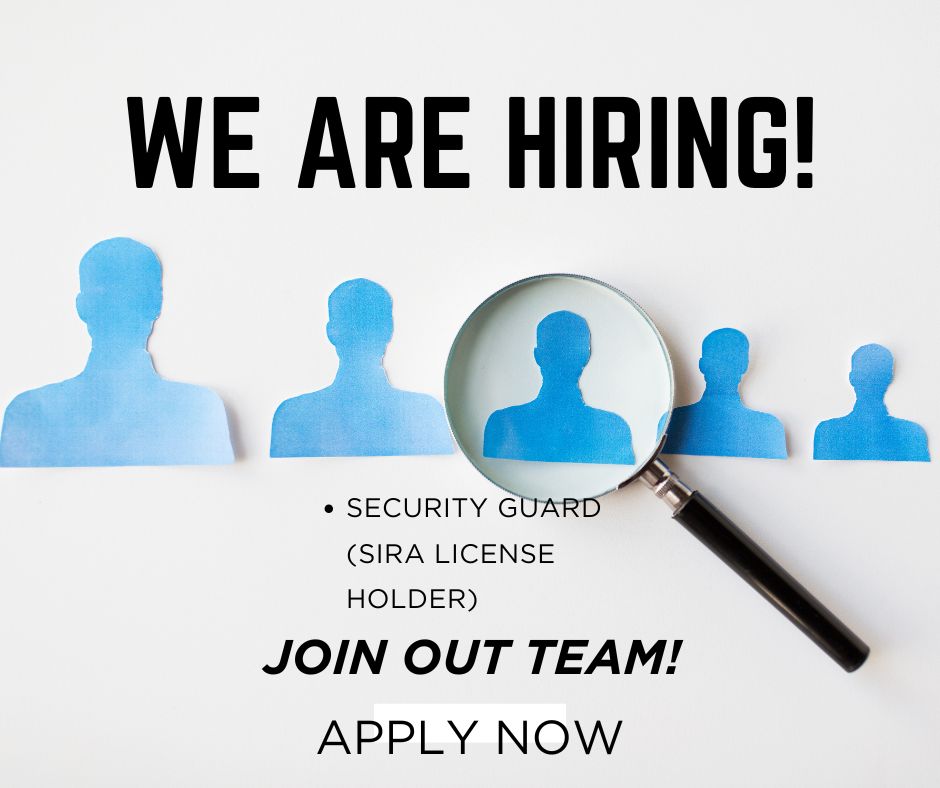 Security Guard (SIRA License Holder)