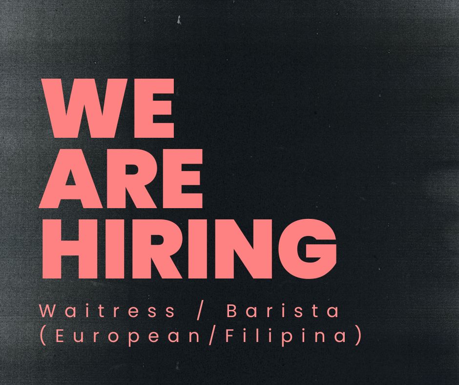 Waitress / Barista (European/Filipina)