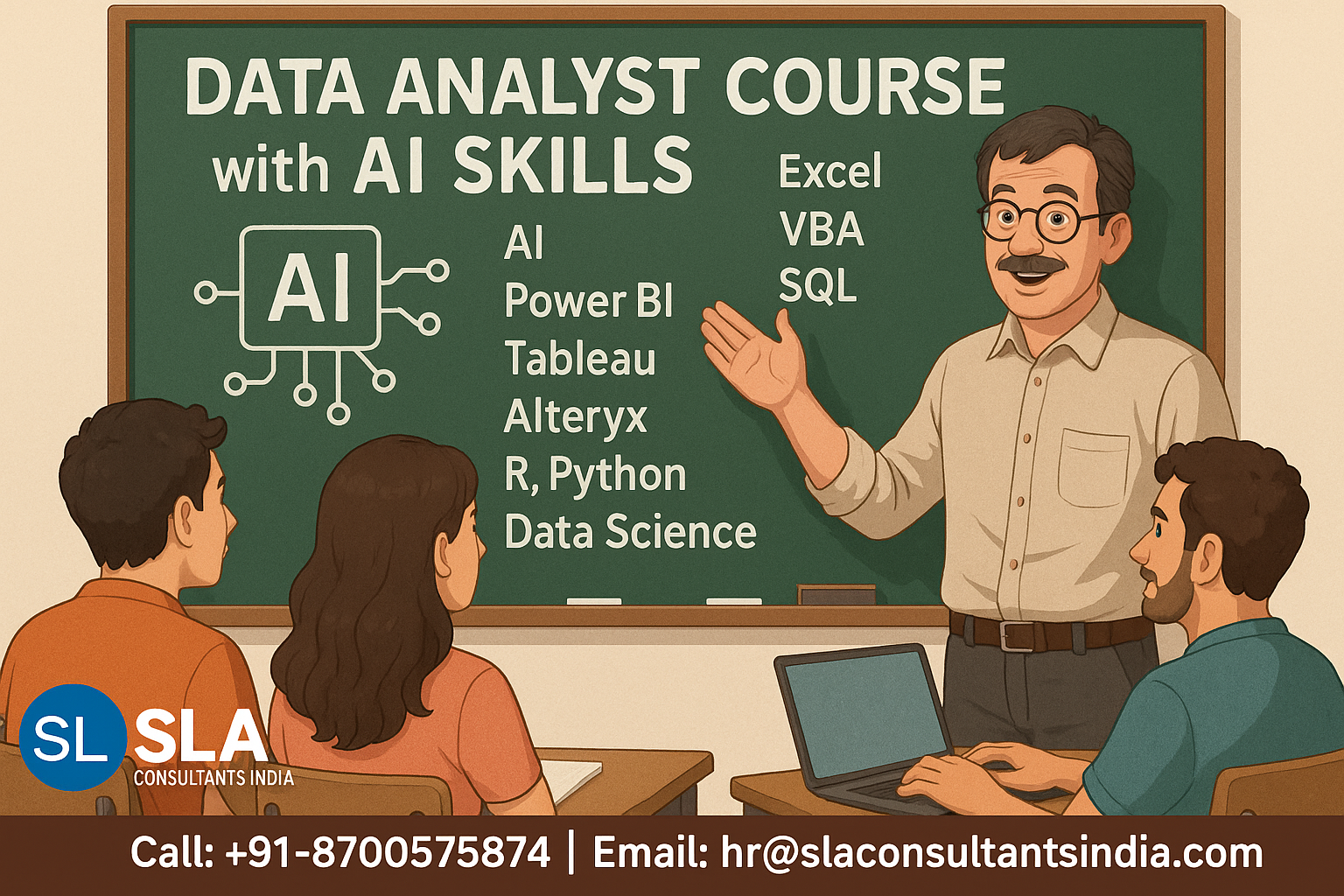 Data Analyst Course, Unlock Your MNC Career Path, Upskills with AI for 2026, by SLA Consultants India,