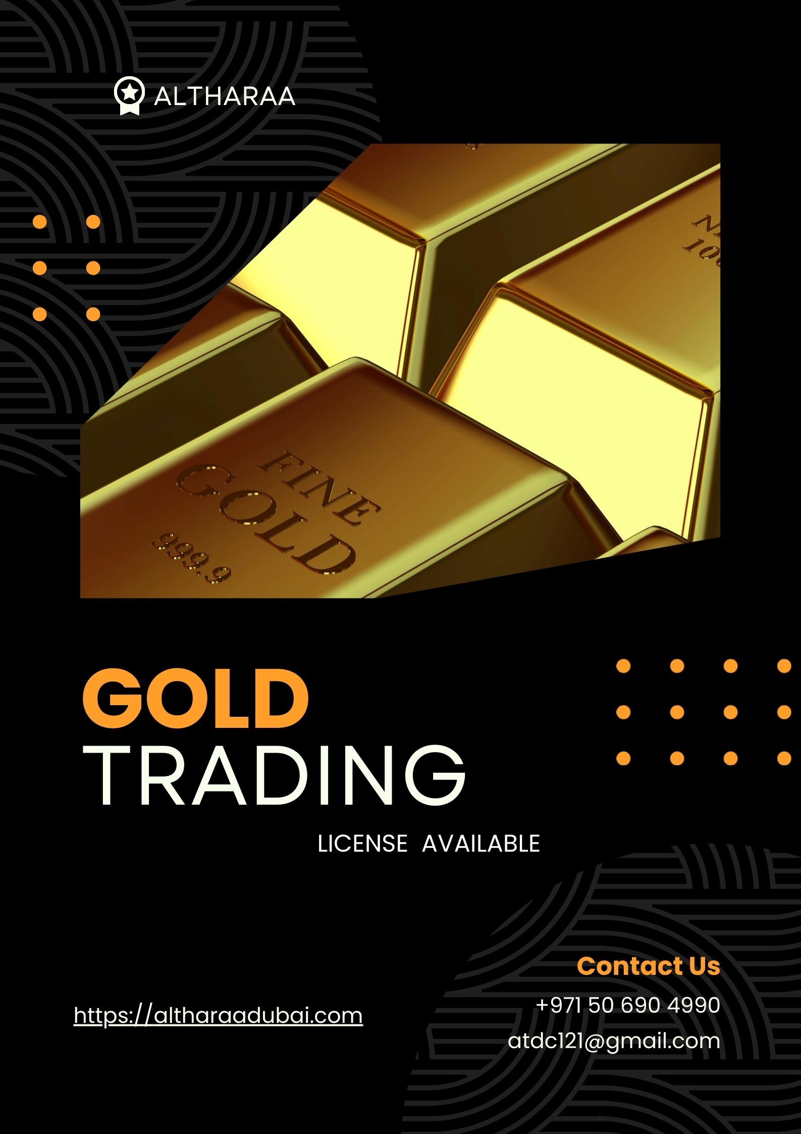 ⭐Gold Trading License Available in Dubai – Ready Business Opportunity