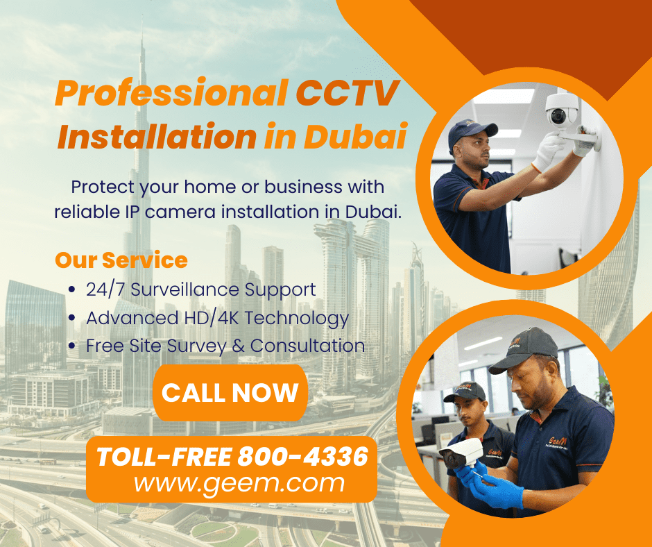 CCTV Installation in Dubai – Villa & Office | Call 8004336