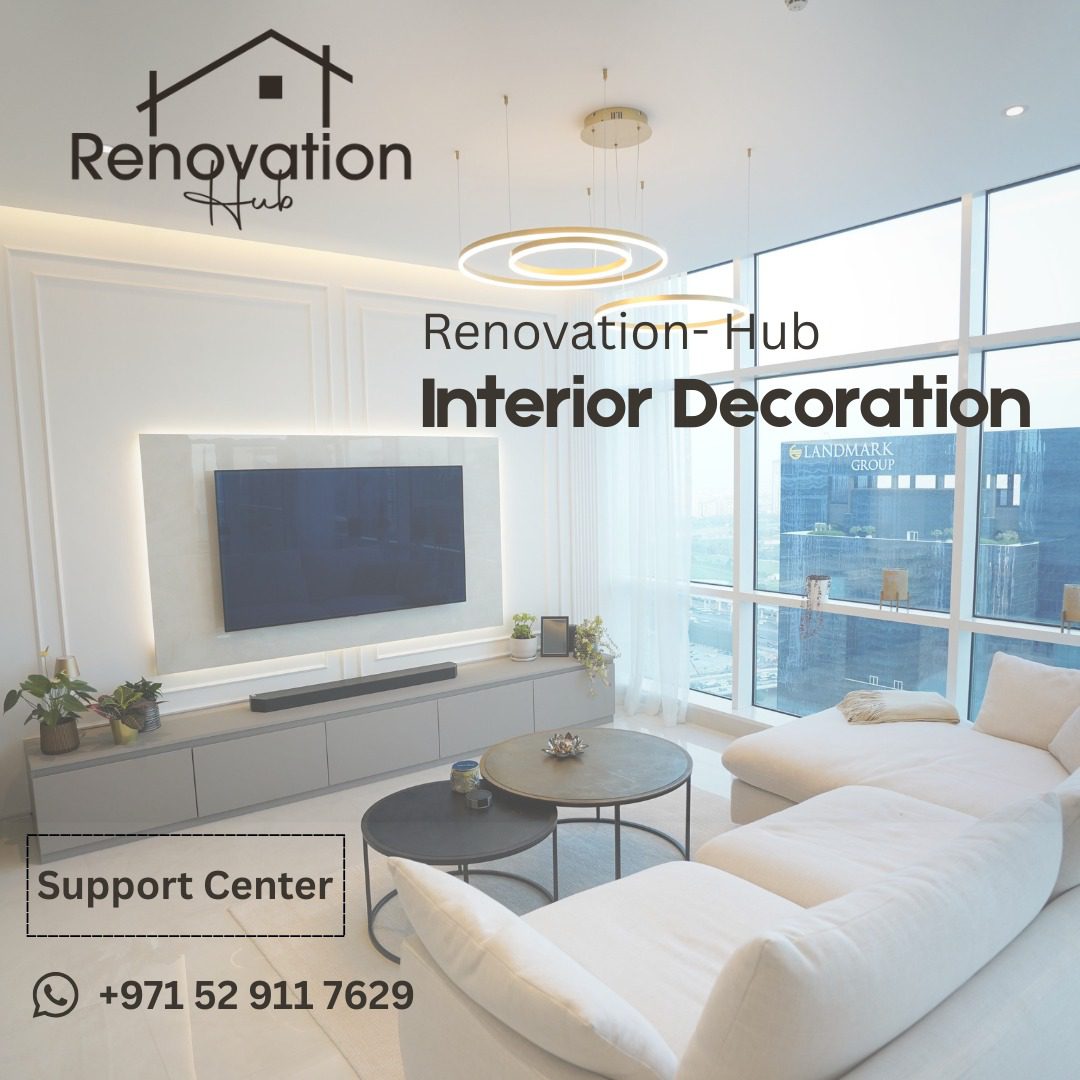 Interior Decoration – Style That Speaks Quality +971 54 342 4777