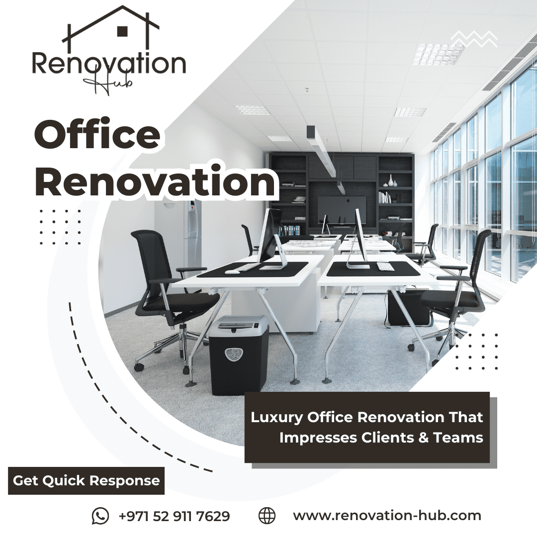Office Renovation – Productive & Professional Workspaces +971 54 342 4777