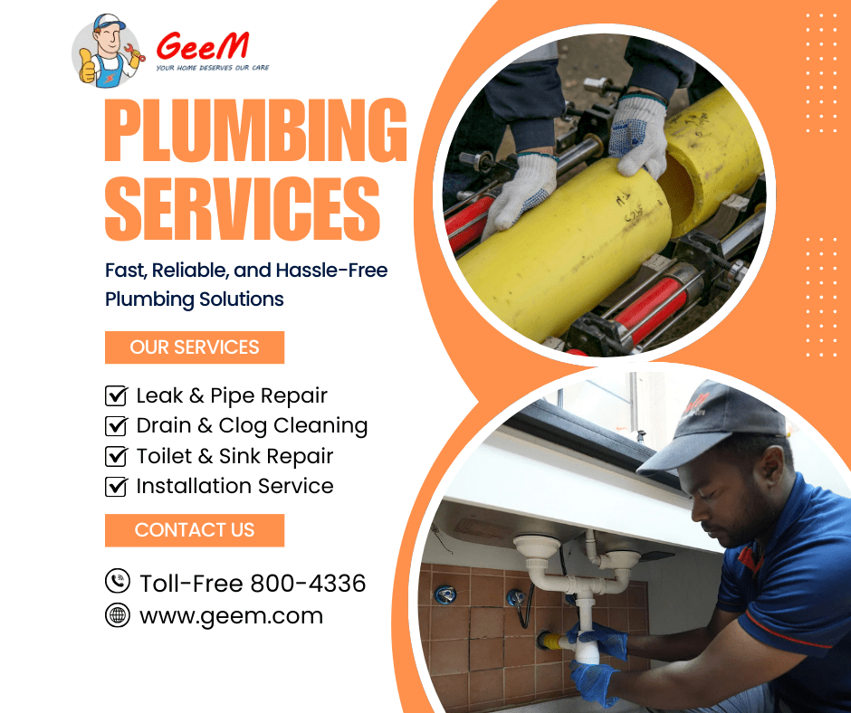 Dubai Plumber Near Me | Villa & Office | Call 8004336