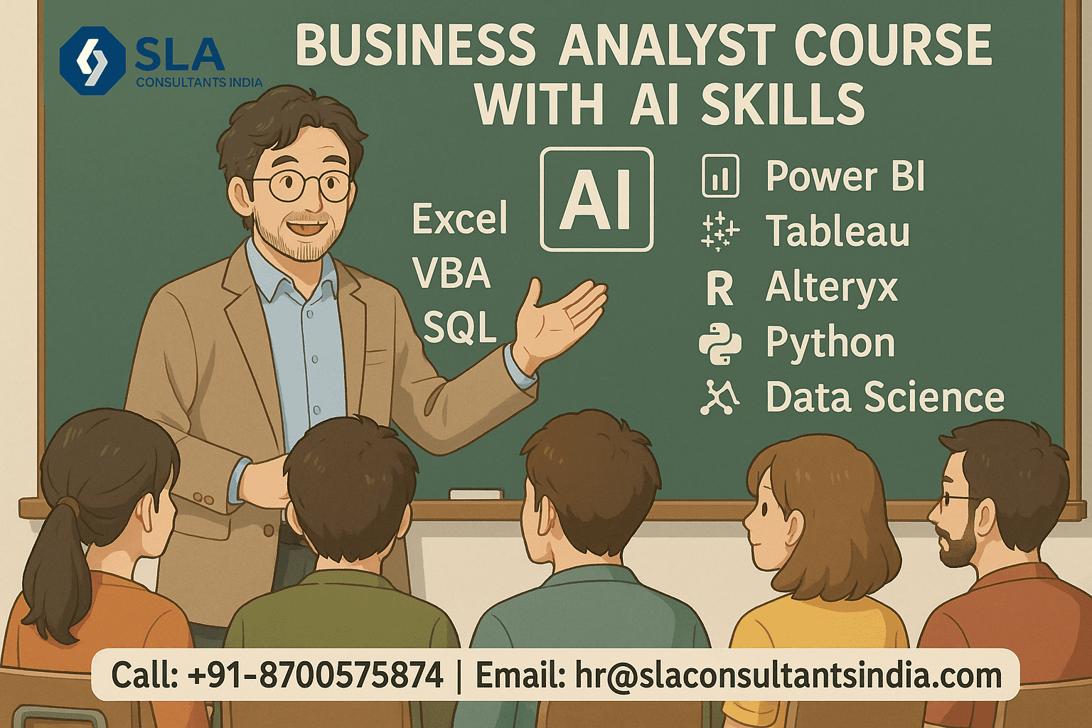 Business Analyst Course in Delhi, 110096. Best “Online Business Analysis Course” in Chennai by IIT Faculty , [ 100% Job in MNC] “New Year Offer 2026”, Learn Excel, VBA, MIS, Tableau, Power BI, Python Data Science and R Program, Top Training Institute in Delhi NCR – SLA Consultants India, 