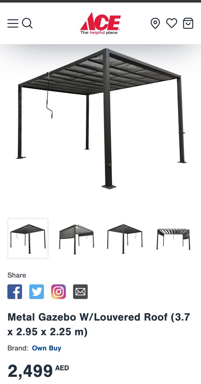 Gazebo- shade